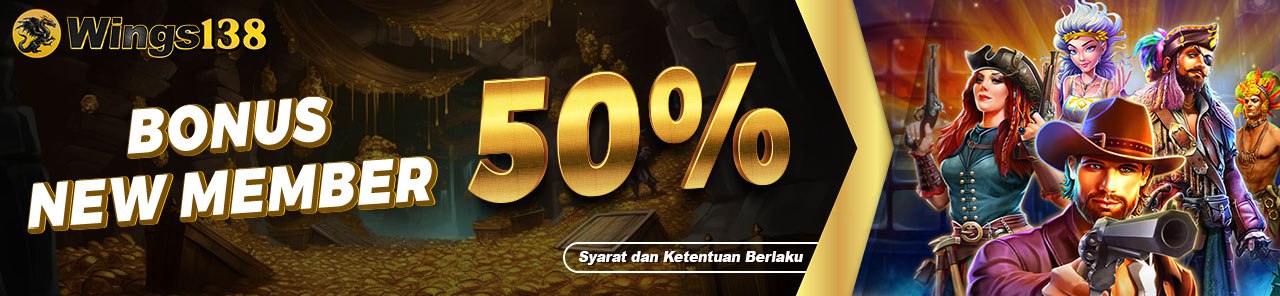 BONUS NEW MEMBER 50%